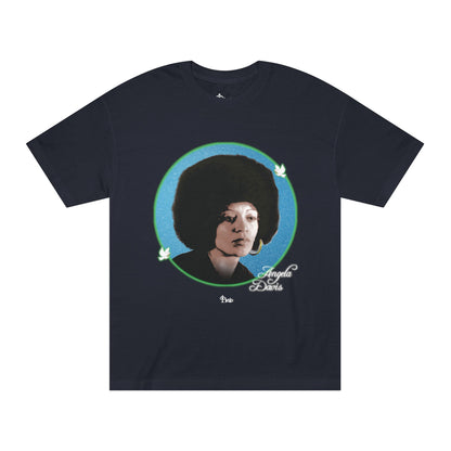 black-angela davis graphic tee